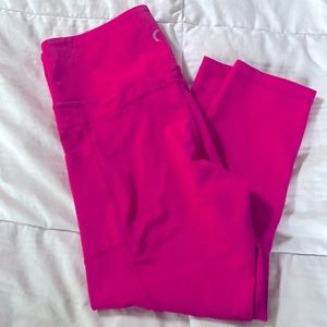 Zyia Light N Tight Pink Pop capri